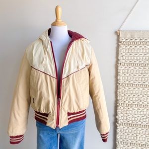 Vintage Izzi NY reversible puffer vest